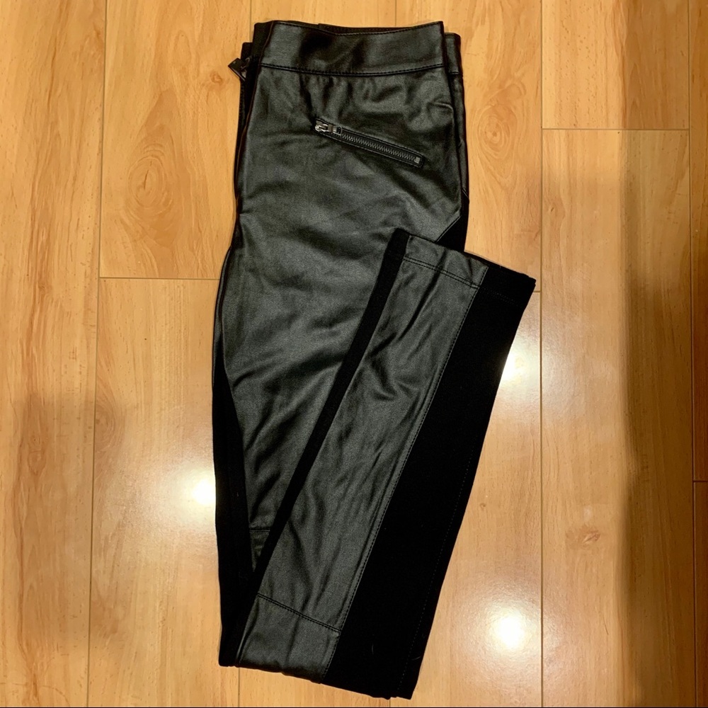 BCBG Stephen Moto Leggings